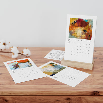 Desk Calendar 2025 (Warm Palette)