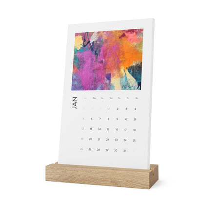 Desk Calendar 2025 (Warm Palette)