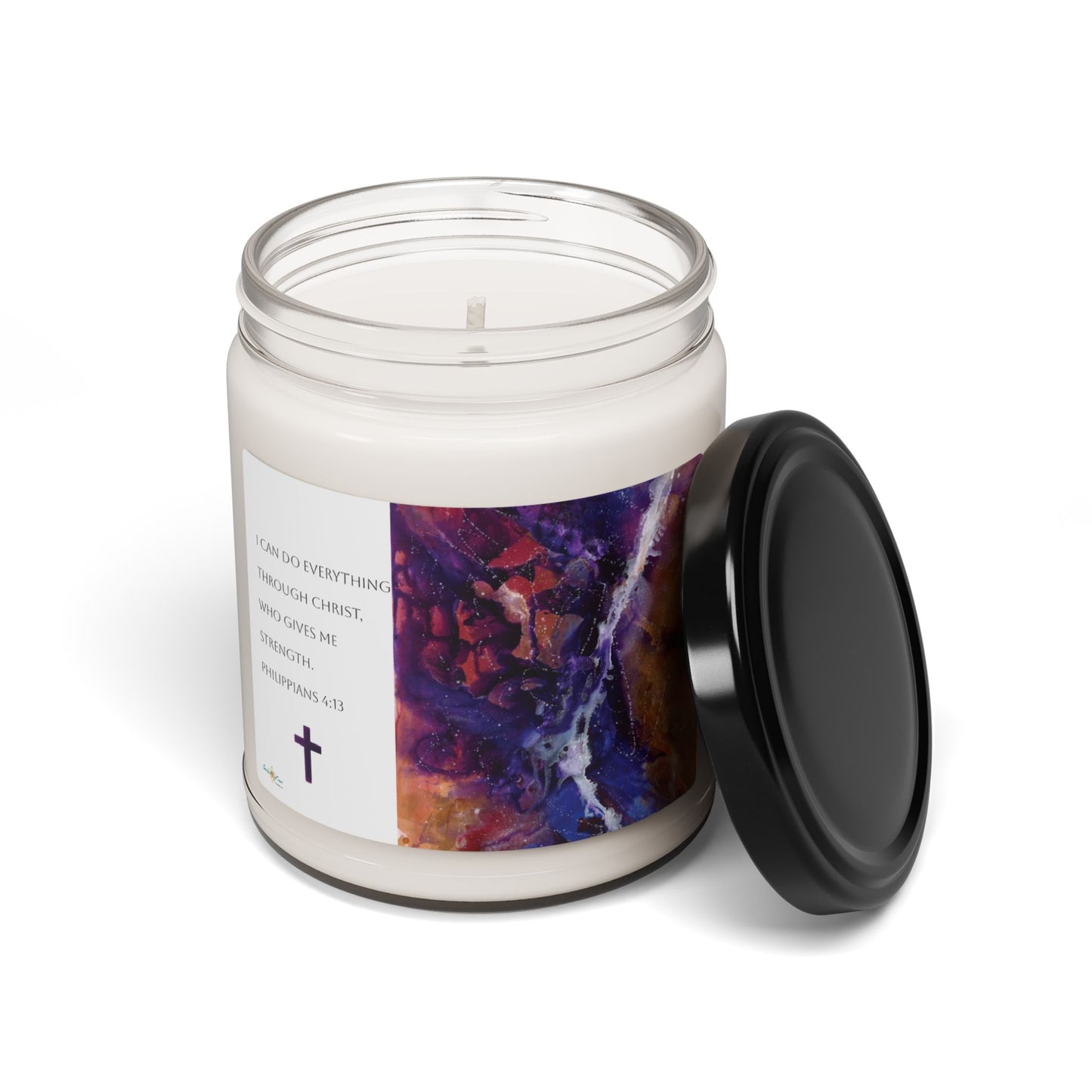 Scented Soy Candle  9oz (Hidden Face of Christ)