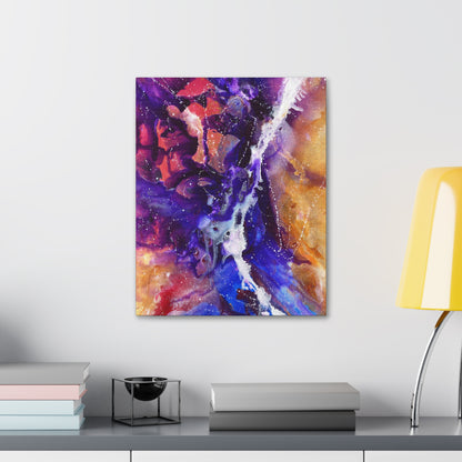 Hidden Face of Christ Stretched Canvas Print