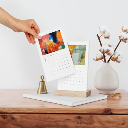 Desk Calendar 2025 (Warm Palette)